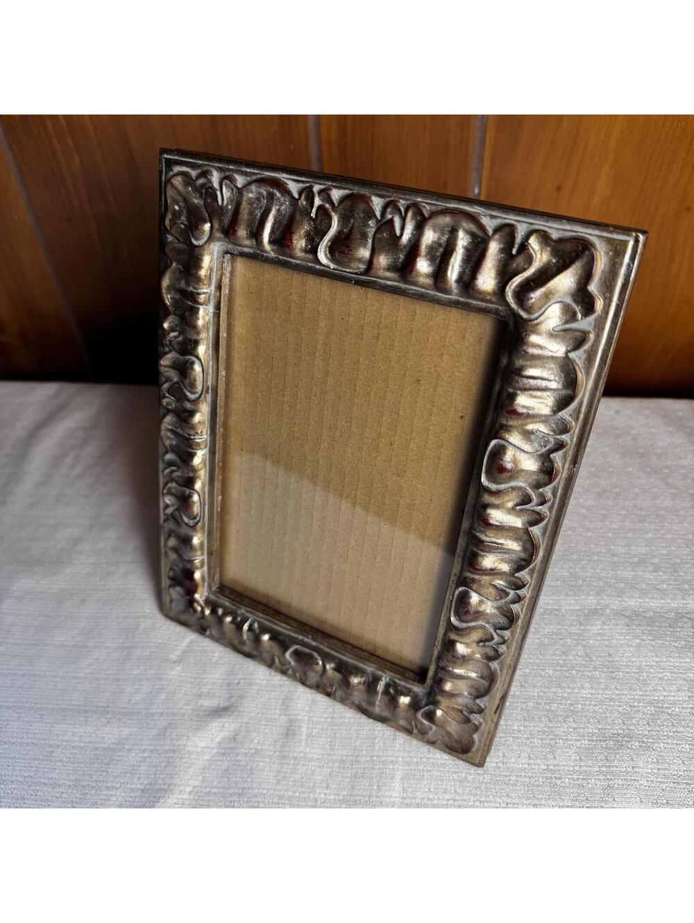 Vintage Ornate 5x7 Picture Frame Heavy Duty Metal Tabletop Frame - Picture 4 of 7